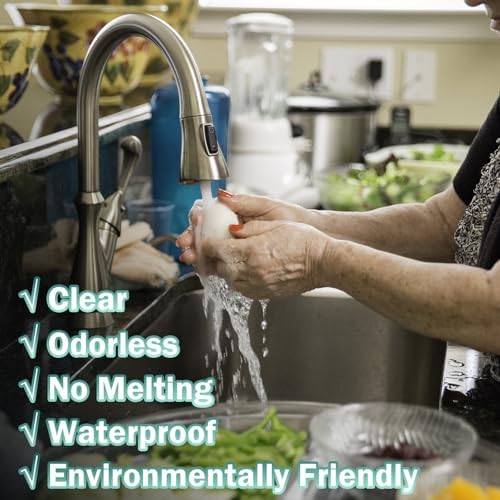 KEZE Pool Lube for O Ring Food Grade Waterproof Silicone Faucet Grease for Pool Filter Plumbing Plastic Parts Gasket Valve Rubber Seals Paste with Brush Top Can 8 OZ