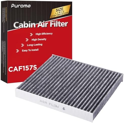 Puroma 1 Cabin Air Filter Activated Carbon for CP157 CF12157 Lexus Toyota
