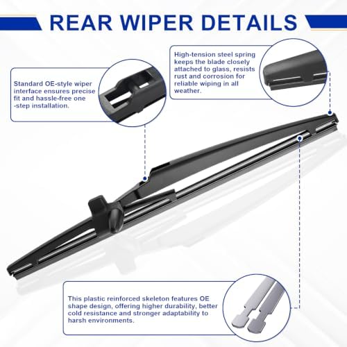 KAIYI 3 Windshield wipers Compatible with Toyota 4Runner 2010-2024