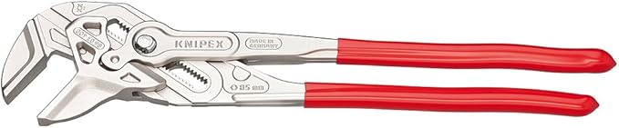 Knipex Pliers Wrench (16-Inch) and Cobra XL Water Pump Pliers Bundle