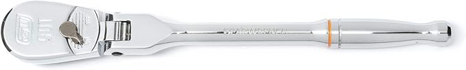 GEARWRENCH 4 Piece 1/4", 3/8" & 1/2" Drive 90 Tooth Full Polish Flex-Head RATCHET Set - 81230T, Multicolored