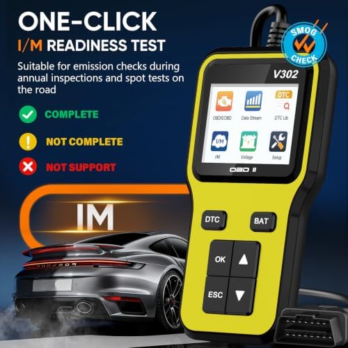 Professional OBD2 Scanner, Enhanced Check Engine Code Reader