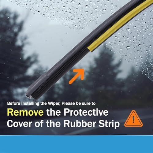 Windshield Wiper Blades Set for 2024 2025 2026 Chevrolet Chevy Trax - Driver and Passenger Side Replacement