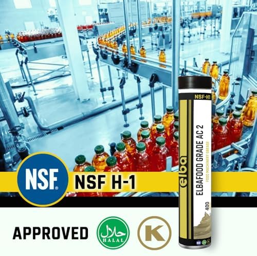 ELBA Food Grade Grease, Food Machinery, NSF H1, Halal and Kosher Certified. for KITCHENAID,UNIVERSALLY Suitable for Stand Mixers, Hand Mixers, Meat Grinders, ETC (400 Grams). Made in USA