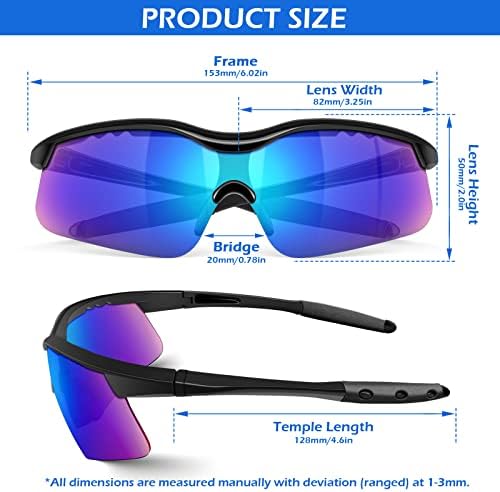 OXG Safety Glasses for Men Women, ANSI Z87 UV Protection Protective Eyewear