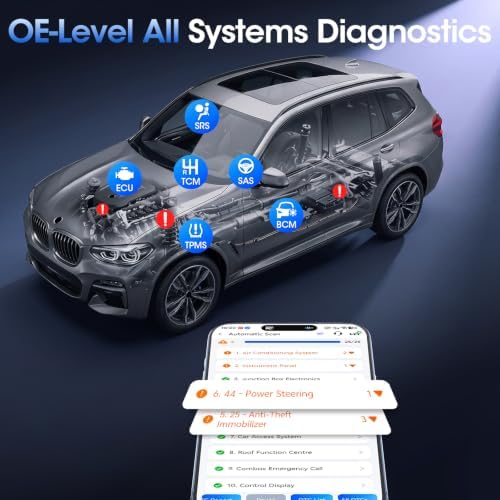 XTOOL A30M OBD2 Scanner Bluetooth, Bidirectional Scan Tool, 26 Resets