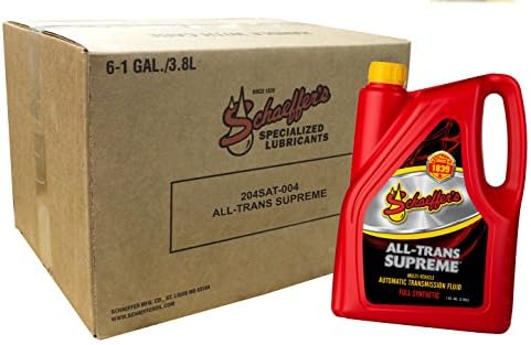 Schaeffer Manufacturing Co. 0204SAT-006 All-Trans Supreme Automatic Transmission Fluid, 1-Gallon Bottle (Pack of 6)