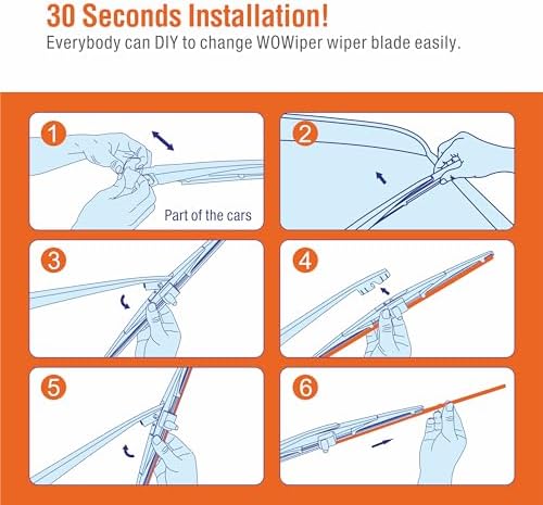 14 inch (14-F) Rear Wiper Blade Replacement for Honda Pilot 2015 2014 2013 2012 2011 2010 2009 Back Windshield Wiper- 76730-SZA-A02 76730-SZA-A01