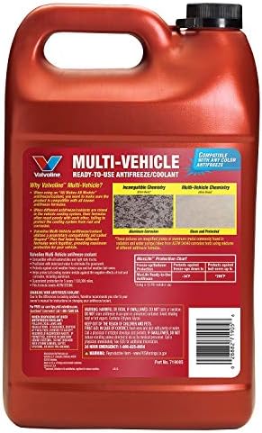 Valvoline Multi-Vehicle 50/50 Ready-to-Use Antifreeze Coolant 1 Gallon