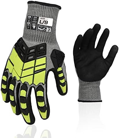 Safety Work Gloves,Impact Gloves for Men Women,Cut Resistant