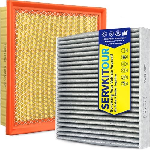 Cabin Engine Air Filter for 2011-2021 Grand Cherokee
