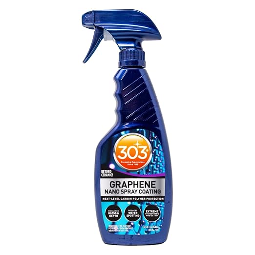 303 Products Graphene Nano Spray Coating - Enhanced Gloss Finish & Depth, Water Repellent, UV Resistant, Helps Prevent Scratches, Beyond Ceramic Coating for Cars, Car Detailing Spray, 15.5oz.