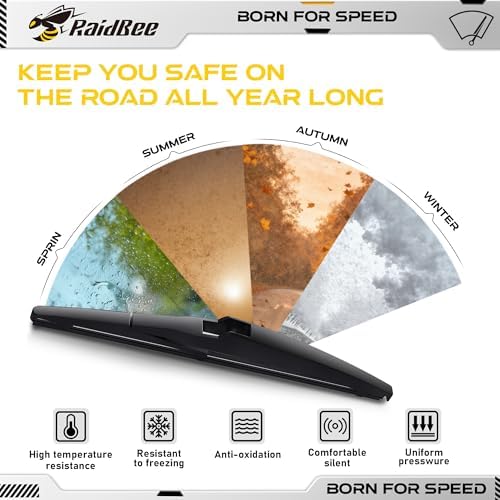 Rear Wiper Blade 10 inch, OEM Replacement for Toyota RAV4 2013-2018 Highlander 2020-2026 Lander Cruiser 2024-2026 Sequoia 23-26 Jeep Compass 2017-2026 +More Rear Windshield Wiper (H252/10-A)