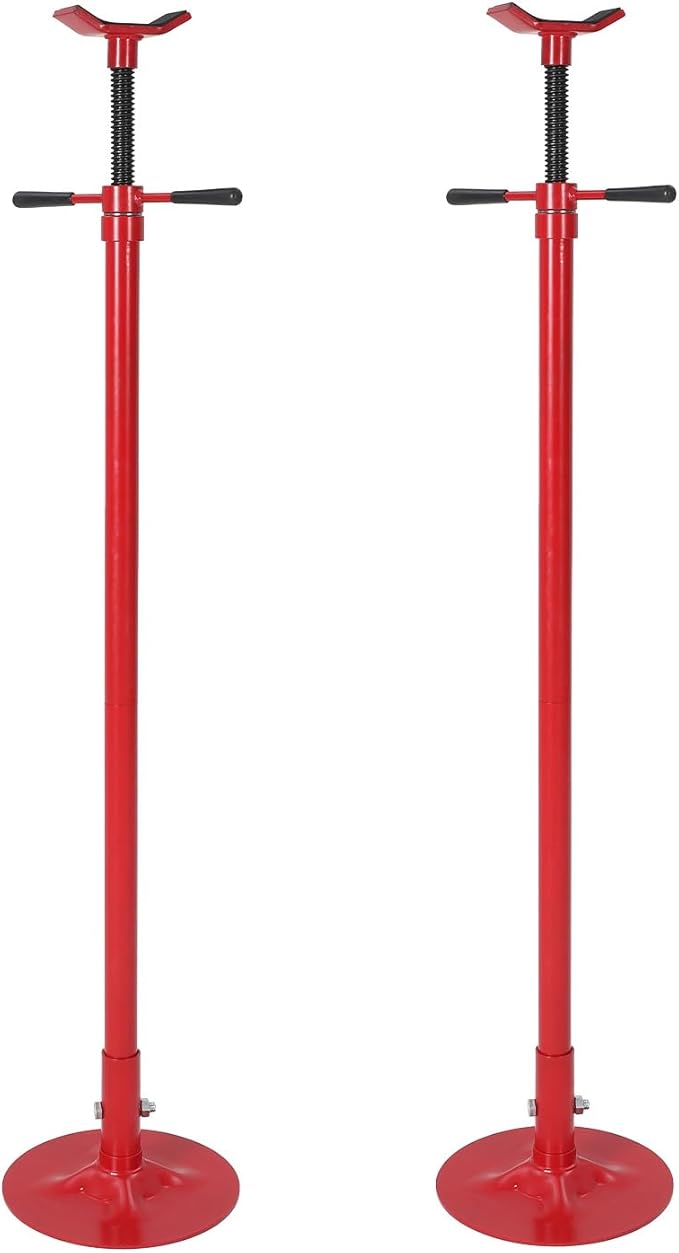 2PACK Underhoist Support Stand, 3/4 Ton Jack Stand, Under Hoist Stand for Vehicle Lifting & Support, 1655Lbs Capacity, Lifting from 38.4 to 75.4Inch,