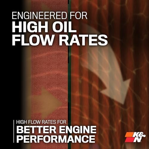 K&N Motorcycle Oil Filter: High Performance, Premium, KN-117
