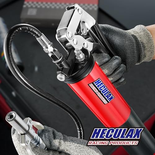 Bravex Grease Gun Heavy Duty 6000 PSI W/Quick Release Coupler Pistol Grip