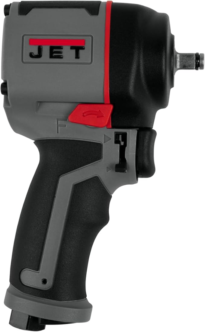 JET 3/8-Inch Stubby Impact Wrench, 430 ft-lbs, 8500 RPM (JAT-125)