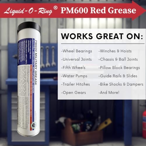 PM600 NLGI 2 High-Temp Red Multi-Purpose Grease (14oz)