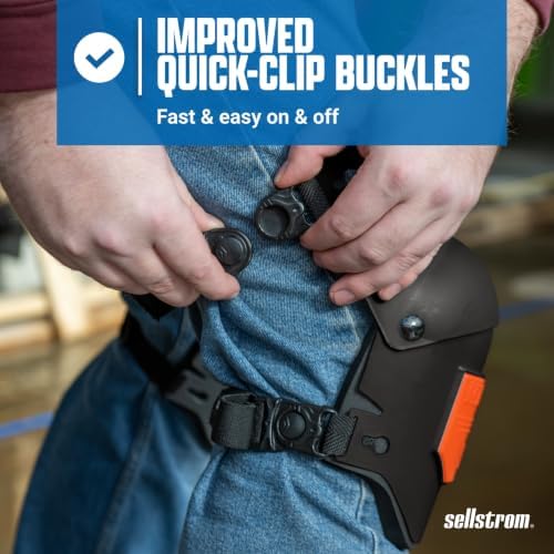 Sellstrom KneePro Professional Construction Kneepads for Work - Men & Women