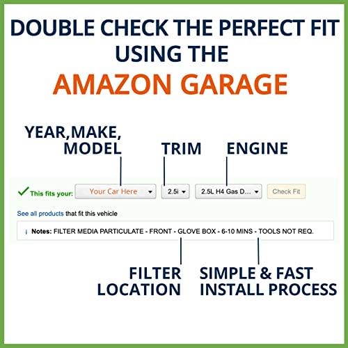 ECOGARD XC36154C Premium Cabin Air Filter with Activated Carbon Fits 2022-2025 Chevrolet Captiva, 2011-2015 Cruze, 2013-2022 Trax, 2013-2022 Buick Encore, 2013-2015 Chevrolet Malibu (Pack of 6)