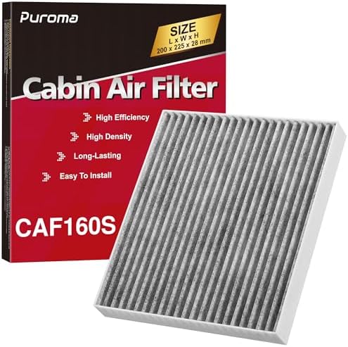Puroma Cabin Air Filter Activated Carbon for CF12160 CAF1948P Hyundai KIA