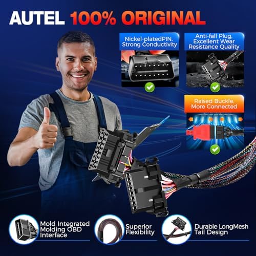 Autel Original OBD2 16 Pin OBDII Y Splitter Extension Adapter Cable