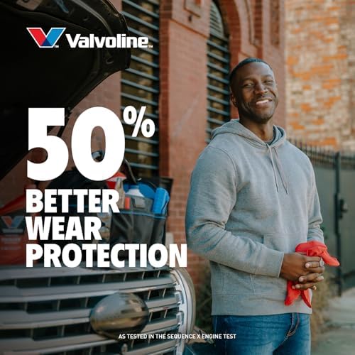 Valvoline Full Synthetic High Mileage with MaxLife Technology SAE 5W-30 Motor Oil 1 QT, Case of 6