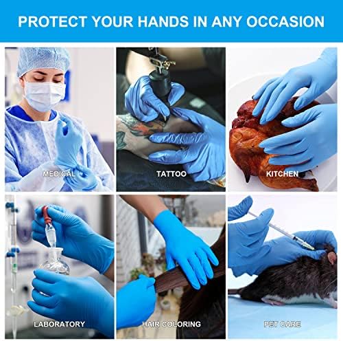 FINITEX Nitrile Disposable Medical Exam Gloves 4mil 100PCS Food Glove