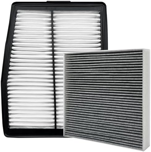 Cabin and Engine Air Filter Fits for Santa Fe Hybrid 2021-2025 2026, Sonata Hybrid 2020-2026, Tucson Hybrid 2022-2026, Sorento Hybrid 2021-2026, Sportage Hybrid 2023-2026, Fits 97133L1000, 28113-L5100
