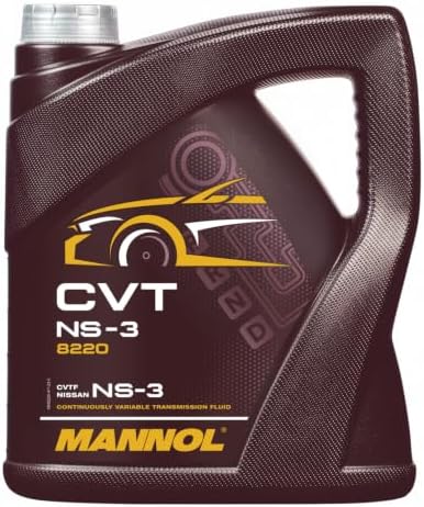 Mannol NS-3 Synthetic CVT Transmission Fluid, 4L Bottle, Ensures Smooth Gear Shifts, Reduces Wear and Tear, Provides Cold Weather Protection