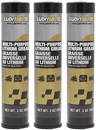 LubriMatic 11312 Multi-Purpose Grease - 3 Pack of 3 oz. Cartidges