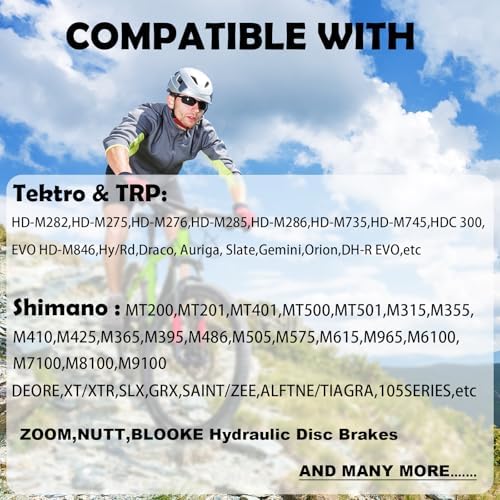 High Performance Mineral Oil Brake Fluid 120ml for Shimano, Tektro and TRP Hydraulic Disc Brakes