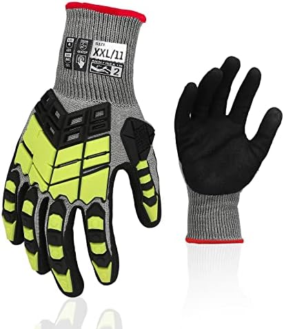 Safety Work Gloves,Impact Gloves for Men Women,Cut Resistant
