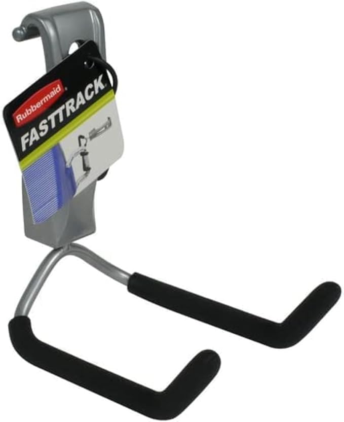 Rubbermaid FastTrack Cord Hook Garage Organization and Storage Heavy Duty Storage for Coolers/Cords/Ropes/Hoses