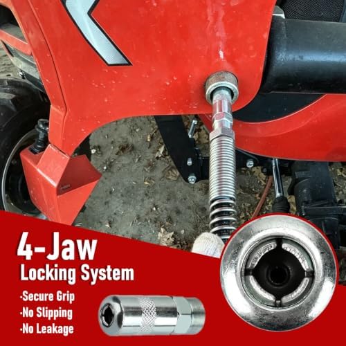 2P for Milwaukeie Grease Gun Coupler Tips 1/8" NPT work pressure:10,000 PSI