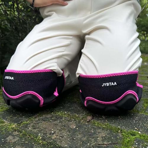Gardening Knee Pads, Adjustable for Kneeling Work, Pink Extra Large, 1 Pair