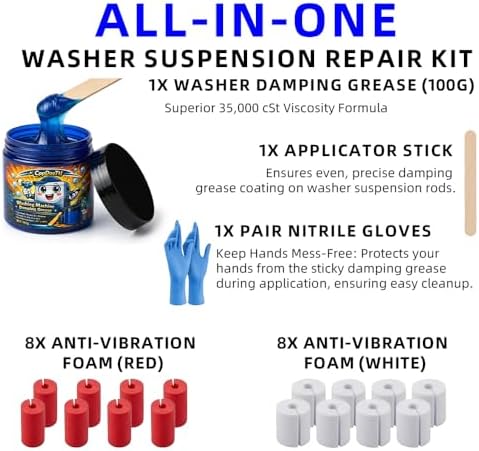 100g High-Viscosity Damping Grease for Washing Machine Suspension Rods