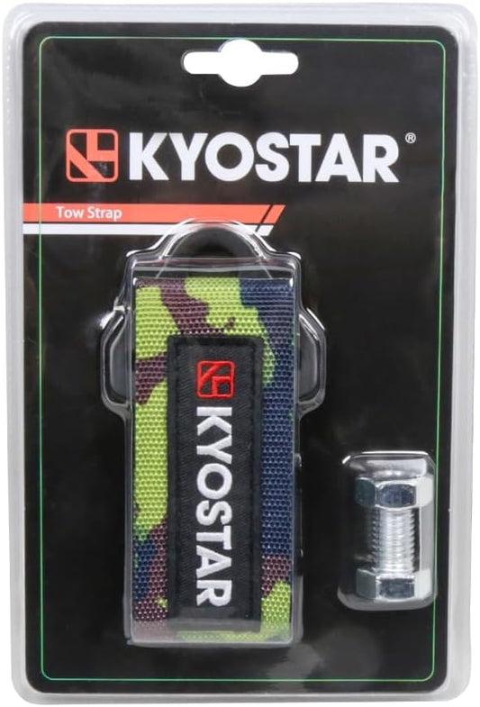 Kyostar Universal Racing Tow Strap for Front or Rear Bumper Towing Hooks, High Strength Tow Straps, Upgrade Version (Camouflage)