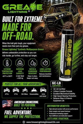 Synthetic Multipurpose Grease NLGI #2, GC-LB Certified