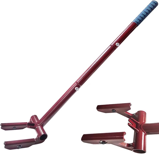 JINHAN Pallet Buster Tool with 40" Handle - Articulating Head Deck Board Removal Tool for Non-Damaging Wooden Pallet & Deck Removal, Heavy Duty Deck Wrecker Pry Bar Puller Wood Pallet Tool Breaker