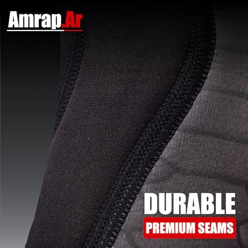7mm Knee Sleeves (size M - Pair) | Neoprene Knee Sleeve for Weightlifting Men and Women & Powerlifting | High-Performance Gym Reaper Knee Sleeves Compression Support for Squats, Weight Lifting