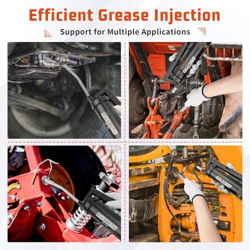 FIXSMITH Professional Lever Action Grease Gun- Heavy Duty Construction
