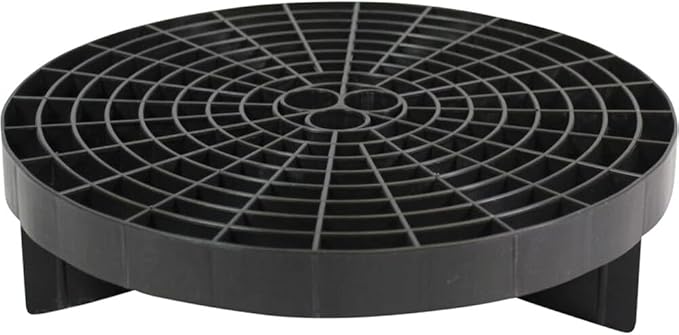 HI-TECH Bucket Grate Guard Insert for Car Wash Buckets – Traps Dirt & Debris to Prevent Swirls – Durable Plastic Fits 5 Gallon Buckets – 10.4"x2.5"