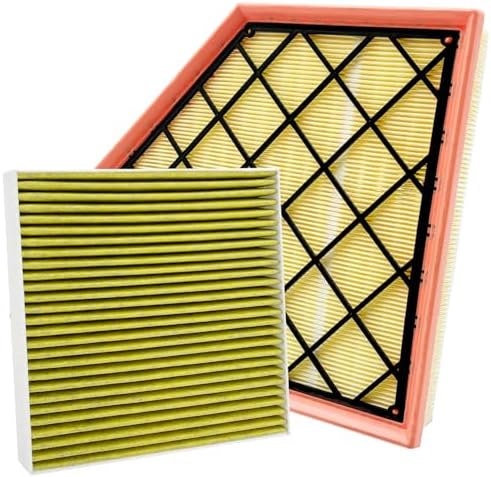 Cabin and Engine Air Filter Set Fits for Acadia 2017-2025 2026, Blazer 2019-2026, Traverse 2018-2026, Enclave 2018-2026, CF11966, 13356914, 23321606, CA12166