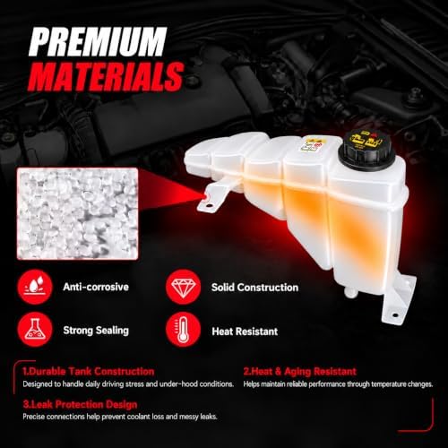 Coolant Reservoir for Ford Super Duty 7.3L Powerstroke 6.8L V10