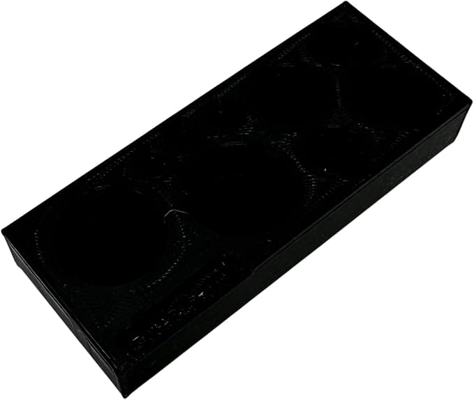 MagAttach Chrome Adapter and Short Extensions Magnetic Interconnecting Organizer Tray (Black/Black)