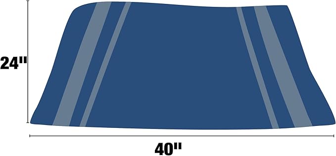 Extra Large Car Drying Towel - 800 GSM Premium Microfiber Drying Towels for Cars - Car Drying Towels Extra Large Super Absorbent, Professional XL Car Towel for Any Vehicle - 40x24, Blue