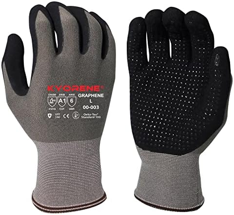 Armor Guys 00-003 Kyorene Grip Work Gloves – Graphene-Coated Grip