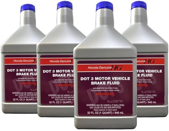 Honda 08798-9108 DOT 3 Motor Vehicle Brake Fluid 32 FL OZ (1 Quart) (4)