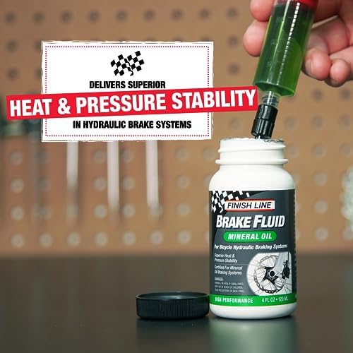 Finish Line Mineral Oil Bicycle Brake Fluid Low Viscosity 4 fl oz